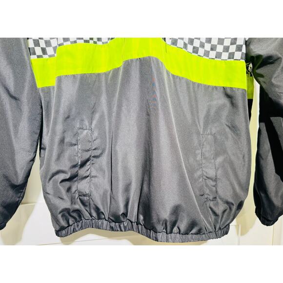 Justify Checker & Neon Hustle Jacket Adult Medium - Picture 3 of 9